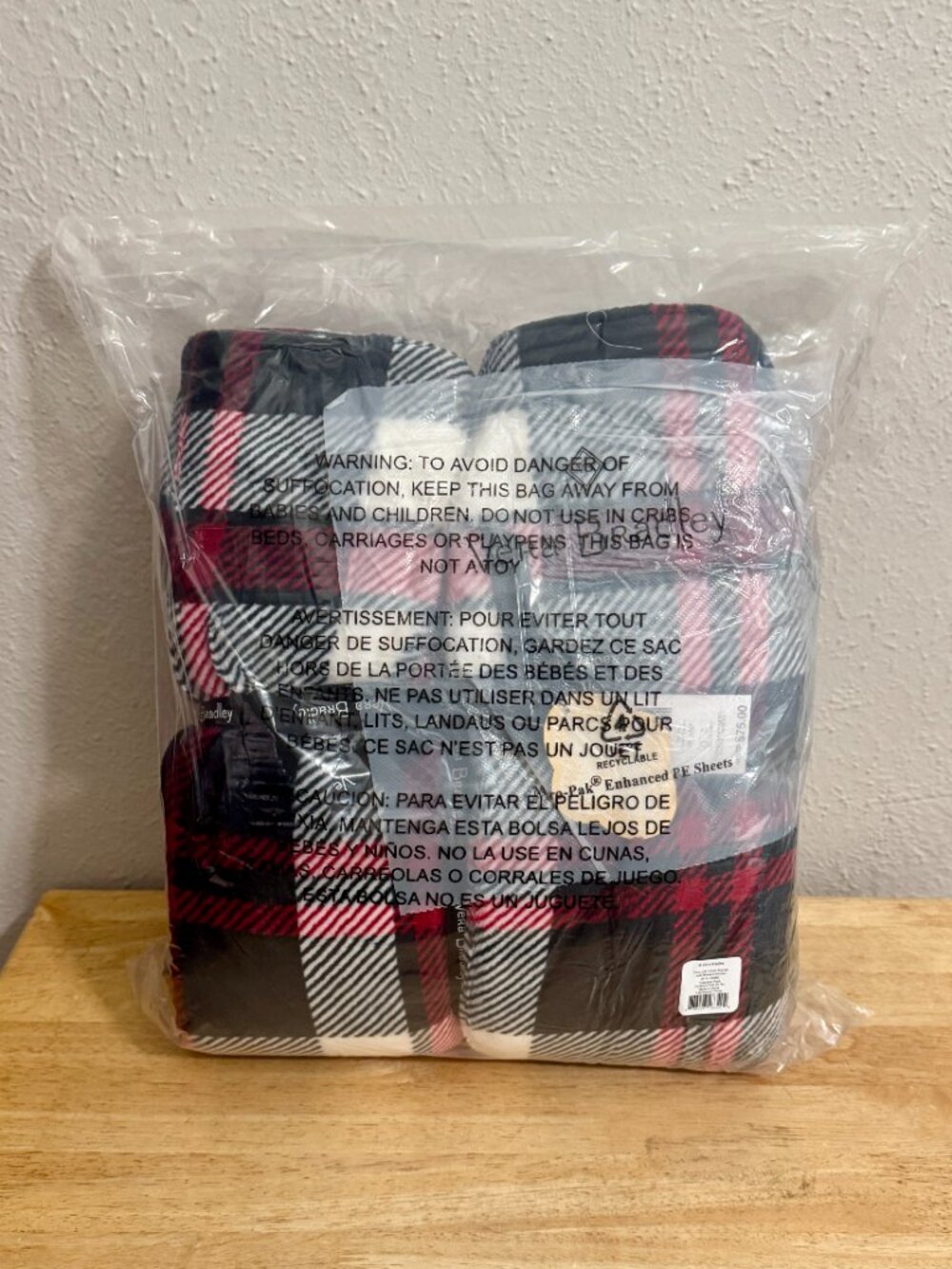 Vera Bradley Cozy Life Throw Blanket in Fireplace Plaid NWT 50" x 72"